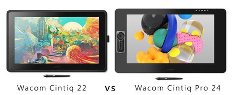 Wacom Cintiq 22 vs Wacom Cintiq Pro 24 - Review and Comparison