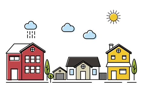 Small town vector - Download Free Vectors, Clipart Graphics & Vector Art