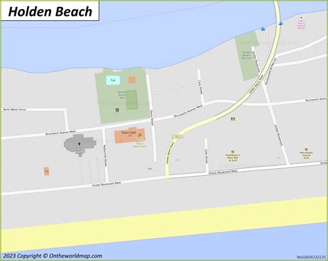 Holden Beach Map | North Carolina, U.S. | Detailed Maps of Holden Beach