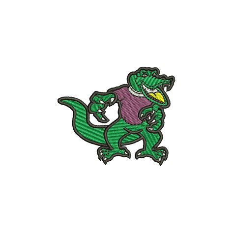 Gators Mascot Logo | Mascot Digitized Embroidery Design | e4Hats – e4Hats.com