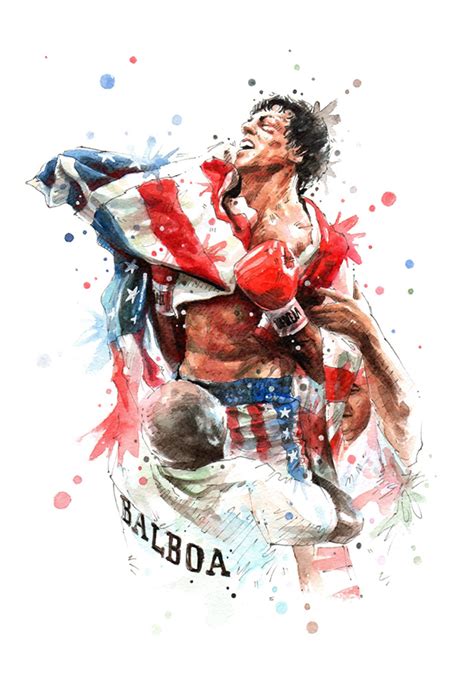 Rocky Balboa And Apollo Creed Painting at PaintingValley.com | Explore ...