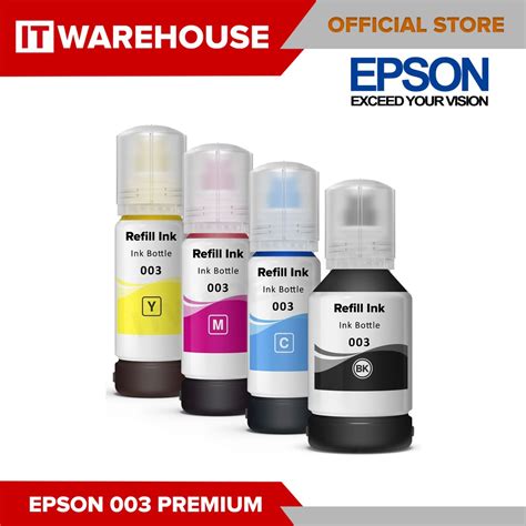 Epson L3110 - L3150 - L5190 003 Ink Premium Compatible Dye Inks - CIS or CISS Ink Refill ...