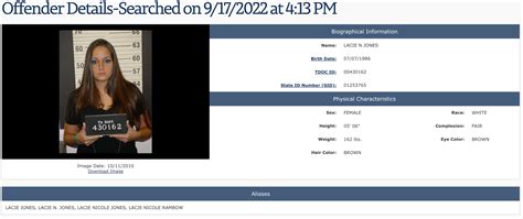 Tennessee Inmate Search – TN DOC Offender Lookup