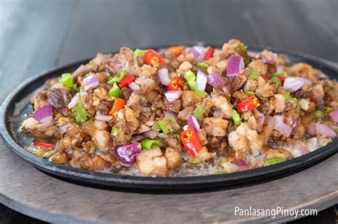 Sizzling Crispy Sisig - Panlasang Pinoy