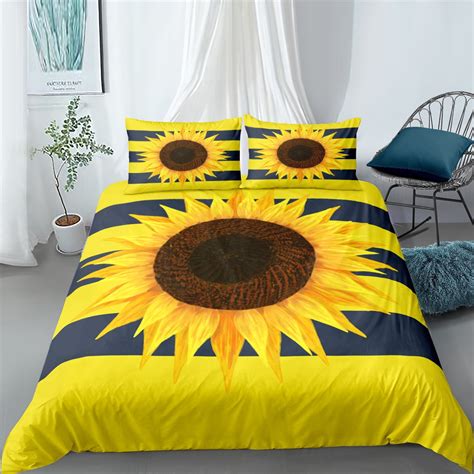 3 Piece Bedding Set Comforter/Quilt Cover Set Twin Full Queen King Size, You are My Sunshine ...