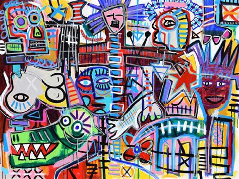 Jean-Michel Basquiat New York Street Art Painting