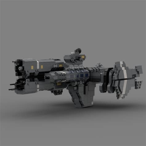 Halo UNSC Paris Class heavy frigate from BrickLink Studio [BrickLink]