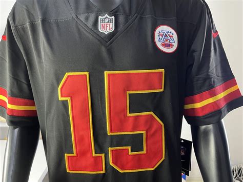 Kansas City Chiefs #15 Patrick Mahomes Black Jersey : u/cocojerseys