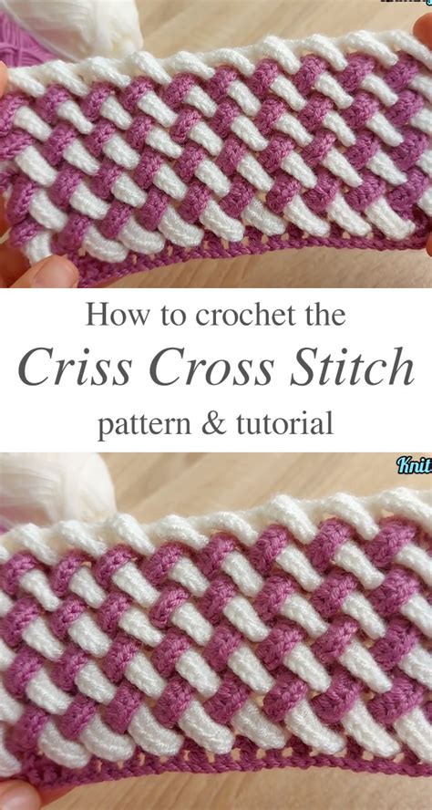 Crochet Criss Cross Pattern You Will Love - CrochetBeja