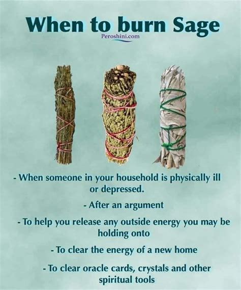 When to burn sage | Herbal magic, Herbalism, Witch spirituality