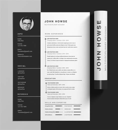 The Best Free Creative Resume Templates of 2019 - Skillcrush