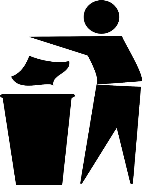 SVG > trash disposal trashcan garbage - Free SVG Image & Icon. | SVG Silh