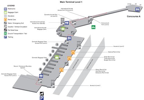 Pbi Terminal Map