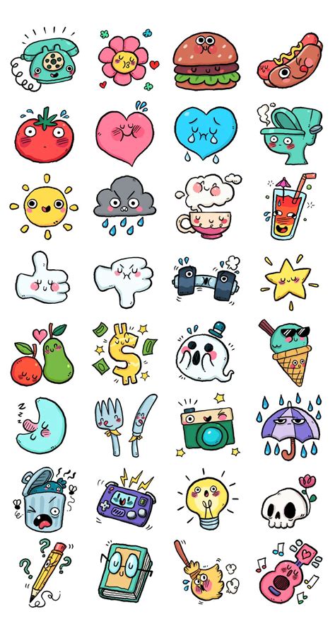 Cute Sticker Drawings - Drawing.rjuuc.edu.np