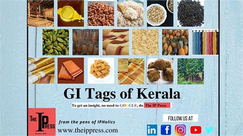 Geographical Indication (GI) tags of Kerala – The IP Press