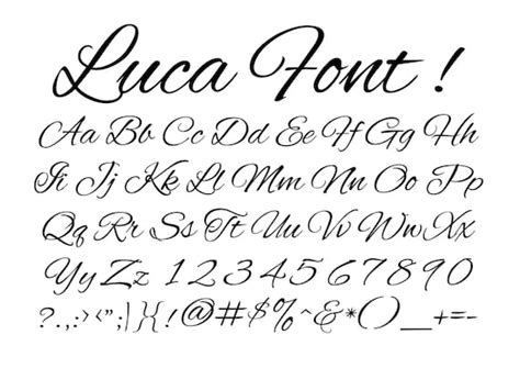 LUCA FONT SVG Instant Download Font Svg Cursive Font Svg - Etsy UK