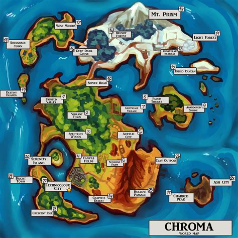 Chroma [World Map] (Peingatto-Cats) by SUSHIROLLED on DeviantArt