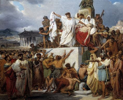 Julius Caesar Assassination Painting at PaintingValley.com | Explore collection of Julius Caesar ...