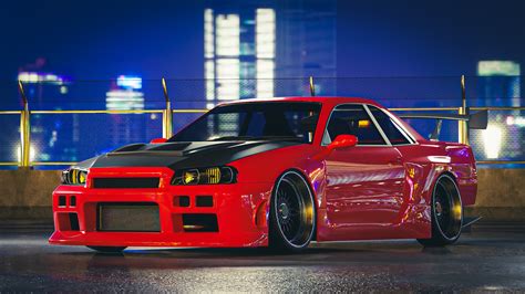 ArtStation - Nissan Skyline GT-R R34 | Resources