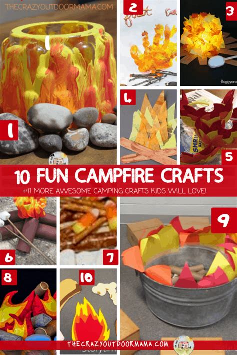 51 Funnest Camping Crafts for Kids of All Ages! – The Crazy Outdoor Mama