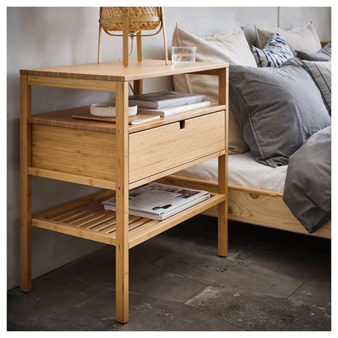 NORDKISA Nightstand, bamboo, Width: 23 5/8" - IKEA | Ideas de muebles de dormitorio, Ideas de ...