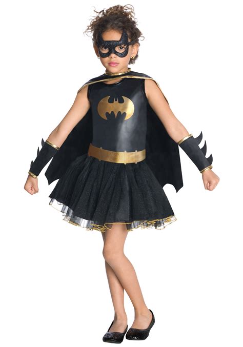 Girls Tutu Batgirl Costume - Kids Batgirl Superhero Costumes