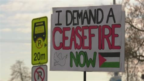 Protesters demonstrate against the Israel-Hamas war