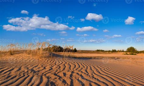 sandy desert panorama 1096487 Stock Photo at Vecteezy