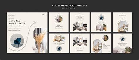 Free PSD | Product catalog instagram posts design template