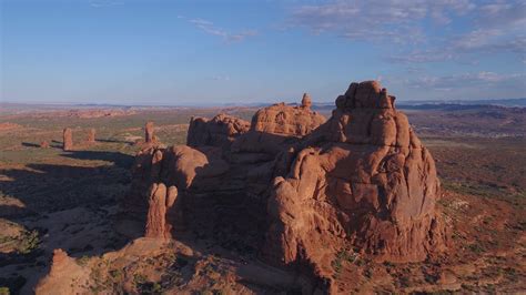 Aerial Utah Arches National Park July 2017 Stock Footage SBV-317850513 ...