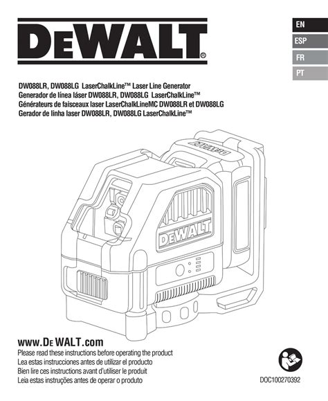 DEWALT DW088LR QUICK START MANUAL Pdf Download | ManualsLib