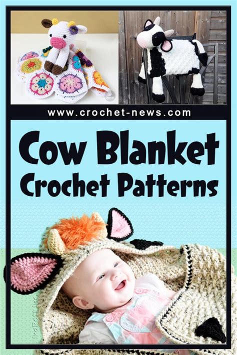 10 Crochet Cow Blanket Patterns - Crochet News