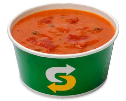 Subway Soup Menu With Prices