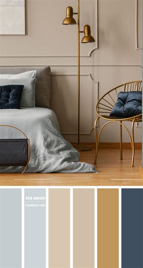 Beige and Blue Colour Scheme For Bedroom | Linen Bedroom Color