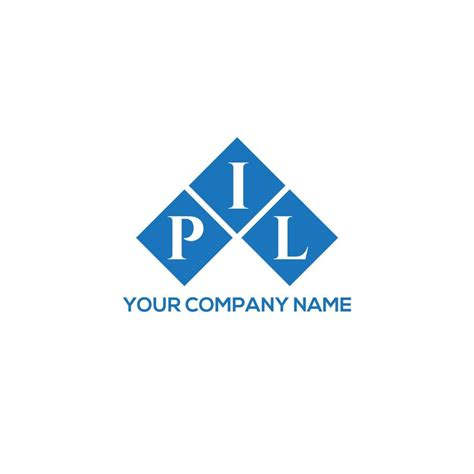 PIL letter logo design on WHITE background. PIL creative initials letter logo concept. PIL ...