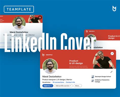 LinkedIn responsive cover teamplate v2 | Figma