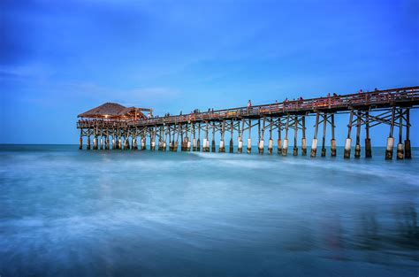 Cocoa Beach Pier Photograph by Ryan Wyckoff - Pixels Merch