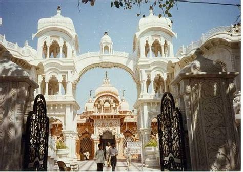 Krishna Balaram Mandir, in Raman Reti, Vrndavana, UP, established by A.C. Bhaktivedanta Swami Pr ...