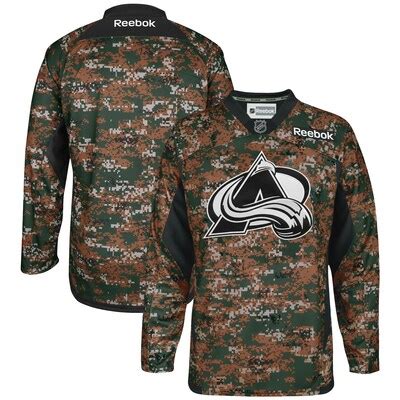 Youth Colorado Avalanche Reebok Camo Practice Jersey - Shop.NHL.com