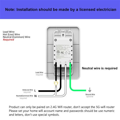 Smart Light Switch, WIFI Alexa Smart Switch Work with Amazon Alexa ...