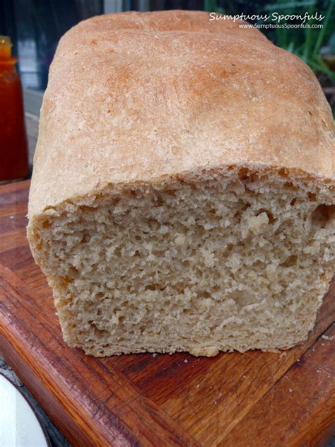 White Whole Wheat Bread | Sumptuous Spoonfuls