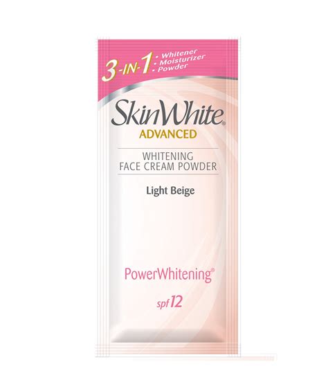 SKINWHITE POWER WHITENING FACE CREAM POWDER LIGHT BEIGE 7G - Iloilo Supermart Online- Aton Guid ini!