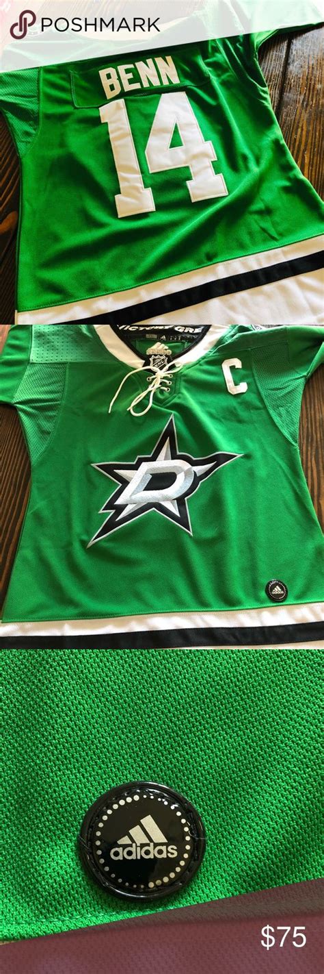 Adidas Dallas Stars Hockey Jersey | Dallas stars hockey, Stars hockey ...