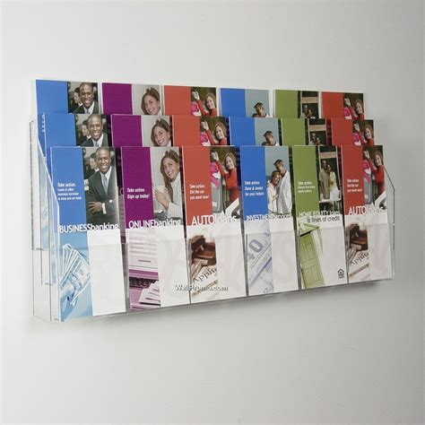 Brochure Kiosk Pics: Brochure Holder Wall