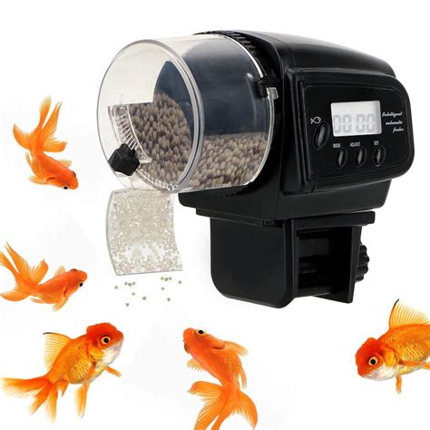 Fish Automatic Feeder LCD Display Timer Feeding Dispenser - Orbisify.com