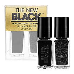 Adorable Napalm: Deck the Nails: The New Black Glimmer Twins