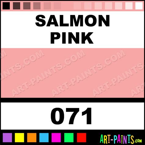 Salmon Pink Colours Acrylic Paints - 071 - Salmon Pink Paint, Salmon ...