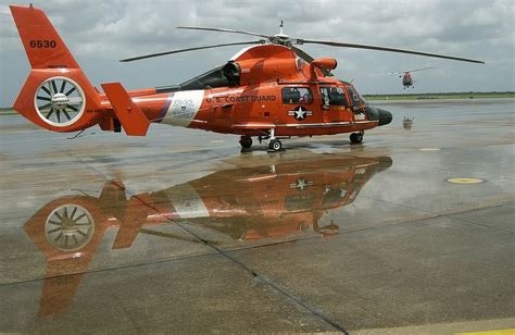 HD wallpaper: orange helicopter, mh-65 dolphin, search and rescue, sar ...