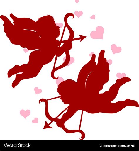 Valentines day cupid Royalty Free Vector Image