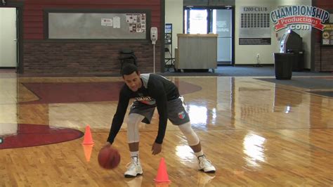 Basketball Ball Handling Drill: Cone Pick Up & Stack! - YouTube